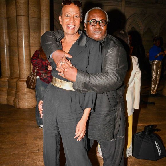 Vincent Mc Doom et Magloire assistent au défilé Lena Erziak Haute Couture automne-hiver 2025/2026 dans le cadre de la Fashion Week de Paris, à l'American Cathedral of Paris, le 7 juillet 2025 à Paris, en France. Photo : Shootpix/ABACAPRESS.COM