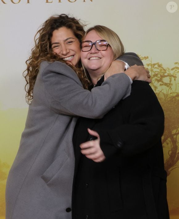 Manon Azem et Lola Dubini - Première du film Disney "Mufasa, Le Roi lion" au cinéma Pathé Palace à Paris le 12 décembre 2024. © Coadic Guirec/Bestimage