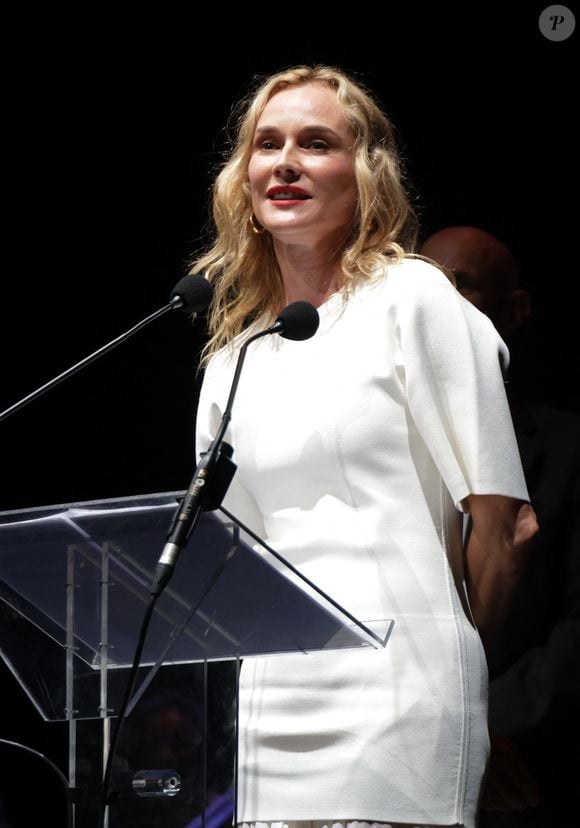 Diane Kruger ( présidente du jury) - Cérémonie de remise des prix lors de la 18ème édition du Festival du Film Francophone d'Angoulême (FFA) le 30 août 2025 à Angoulême.
© Guirec Coadic / Bestimage