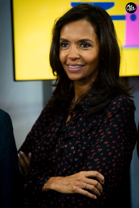 Karine Le Marchand (marraine de la CNDP (Commission nationale du débat public) et animatrice de lémission "L'amour est dans le pré") au 57ème salon International de l'Agriculture au parc des expositions de la porte de Versailles à Paris, France, le 23 février 2020. © Jean-Baptiste Autissier/Panoramic/Bestimage