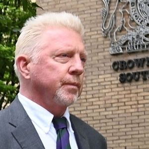 Boris Becker et sa compagne Lilian de Carvalho se rendent au tribunal "Southwark Crown Court" pour le derbnier du jour du procès pour fraude fiscale de Boris Becker. Londres, le 29 avril 2022. Photo par Bestimage