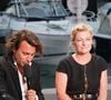 Et il a mis du temps pour se remettre sur pied 
Exclusif - Bertrand Chameroy, Anne-Elisabeth Lemoine - Plateau de l'émission "C à vous" lors du 77ème Festival International du Film de Cannes le 21 mai 2024. © Jack Tribeca/Bestimage  No Web - Belgique et Suisse