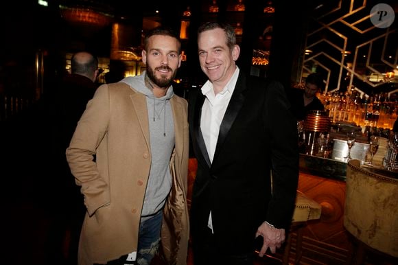 Matt Pokora et Garou présents à la soirée d'ouverture du restaurant 'Manko' à Paris, France, le 05 février 2016. Photo Jerome Domine/ABACAPRESS.COM