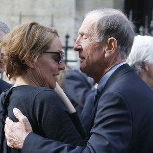 Cendrine Dominguez aux obsèques de Patrice Dominguez en la Basilique Sainte-Clotilde à Paris le 15 avril.
Jacovides - Clovis / Bestimage
