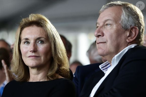 Cécilia Attias et Richard Attias - Université d'été du Medef, Jouy-en-Josas, le 31 aout 2016. © Stéphane Lemouton/Bestimage