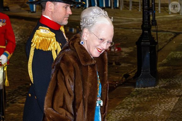La reine Margrethe II de Danemark - La famille royale danoise a assisté au traditionnel dîner du Nouvel An au palais de Christian VII à Amalienborg au Danemark le 1er janvier 2025.
Backgrid USA / Bestimage