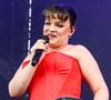 Elle a pu rassurer ses fans quelques heures plus tard en assurant "aller mieux".
La chanteuse, compositrice et musicienne britannique Lola Young en concert au festival Lollapalooza 2025 à l'hippodrome ParisLongchamp, à Paris, France, le 18 juillet 2025. © Yehiel Chekroune/Bestimage