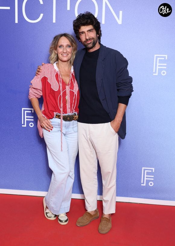 Folco Marchi et Nadia Fossier lors de la cérémonie de clôture de la 28ème édition du Festival de la Fiction TV à la Rochelle le 19 septembre 2026. © Denis Guignebourg / Bestimage