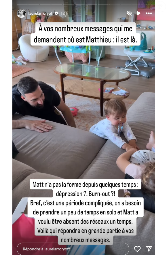 Laure et Matthieu de "Mariés au premier regard" connaissent une crise de couple - Instagram, 18 mai 2025