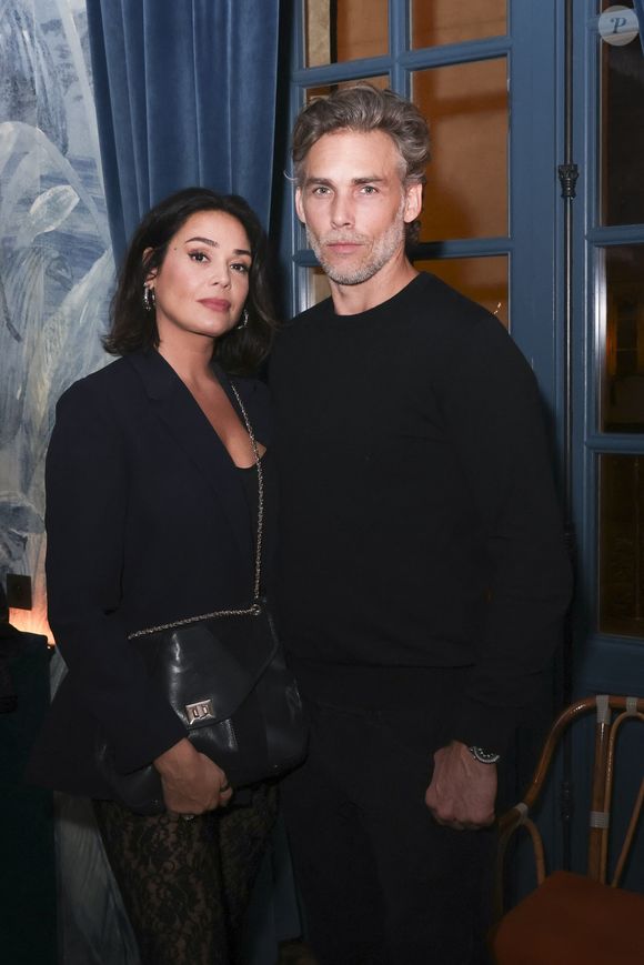 Exclusif -  Lola Dewaere et son compagnon Gianni Giardinelli - Quatrième édition de la soirée "Les jeudis de Sandra" au Café Lapérouse organisée par S.Sisley à Paris le 29 février 2024. © Jack Tribeca / Bestimage