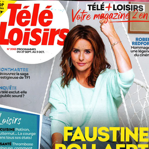 Faustine Bollaert fait la couverture du nouveau numéro de "Télé-Loisirs"

Faustine Bollaert en couverture de "Télé-Loisirs", programmes du 27 septembre au 3 octobre 2025.