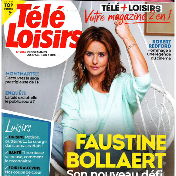 Faustine Bollaert fait la couverture du nouveau numéro de "Télé-Loisirs"

Faustine Bollaert en couverture de "Télé-Loisirs", programmes du 27 septembre au 3 octobre 2025.