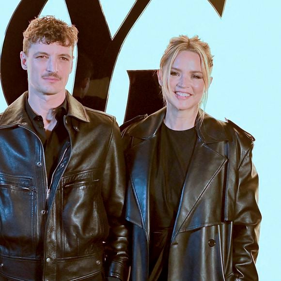 Niels Schneider, Virginie Efira au photocall du défilé Saint Laurent collection femme automne/hiver 2024-2025 lors de la fashion week à Paris (PFW) le 27 février 2024.

© Olivier Borde / Bestimage