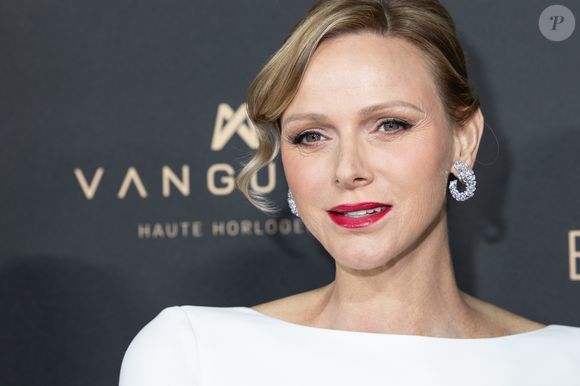 La princesse Charlène de Monaco au photocall de la 69ème cérémonie du Ballon D'Or 2025 au théâtre du Châtelet à Paris, France, le 22 septembre 2025. © Cyril Moreau/Bestimage