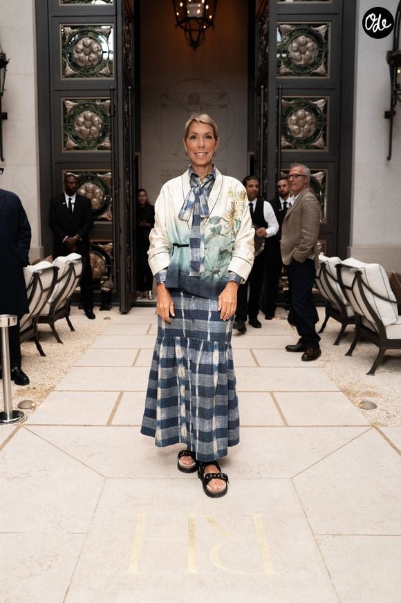 Mathilde Favier - Personnalités à la soirée d'inauguration de la galerie RH Paris sur l'avenue des Champs-Élysées le 4 septembre 2025. © Backgrid USA / Bestimage