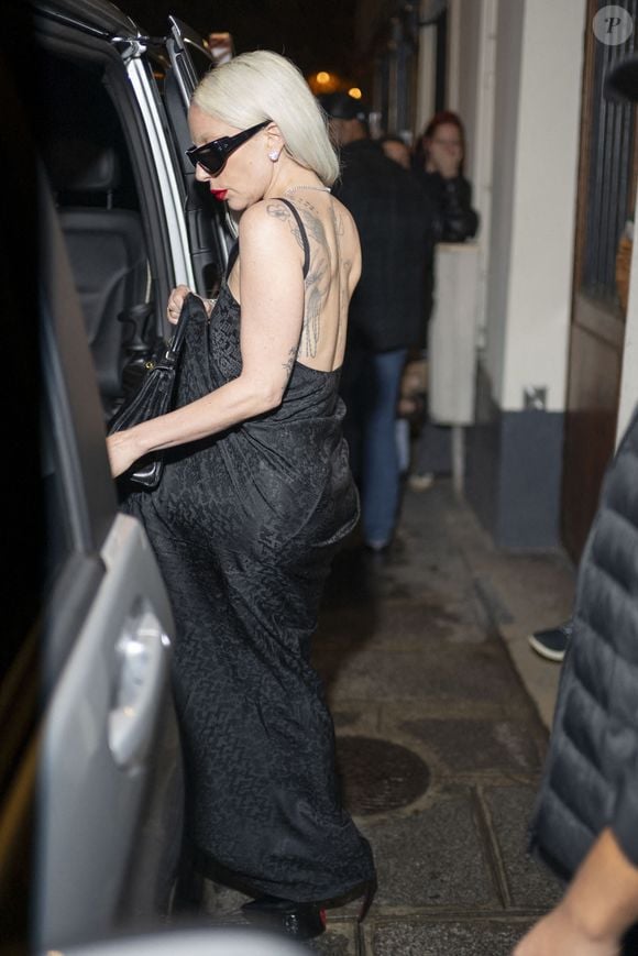 Lady Gaga et son fiancé Michael Polansky arrivent au restaurant "Laperouse" à Paris, le 15 novembre 2025.
© Yehiel Chekroune/Bestimage