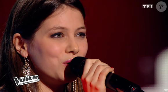 Florence Coste dans "The Voice" en 2016