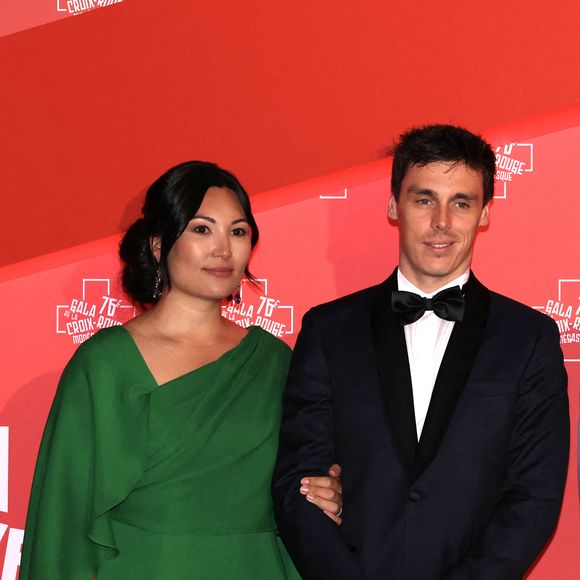 Marie et Louis Ducruet au 76ème Bal de la Croix Rouge dans la salle des Etoiles à Monaco le 12 juillet 2025.
© Claudia Albuquerque/Bestimage
