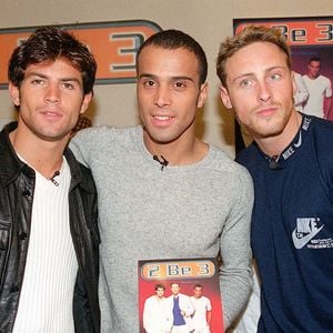 Archives - Frank Delay, Filip Nikolic et Adel Kachermi du groupe 2be3 à Paris en 1999.
Crédit : COADIC GUIREC / BESTIMAGE