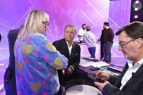 Exclusif - Fabien Lecoeuvre, Christine Bravo, Olivier Dartigolles, sur le plateau de TBT9 (Tout beau tout n9uf), présenté par C.Hanouna, et diffusé en direct sur W9, à Paris, France, le 3 avril 2026. © Jack Tribeca/Bestimage