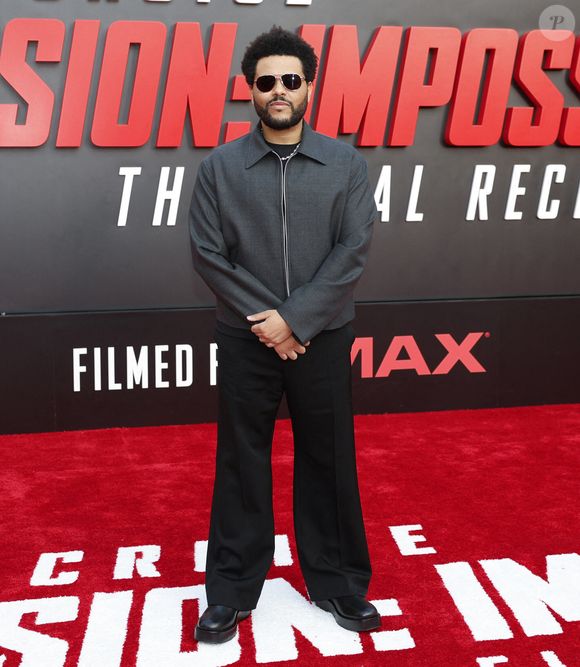 The Weeknd arrive sur le tapis rouge de la première new-yorkaise de "Mission : Impossible The Final Reckoning" au Lincoln Center le dimanche 18 mai 2025 à New York. Photo John Angelillo/Upi/Abaca