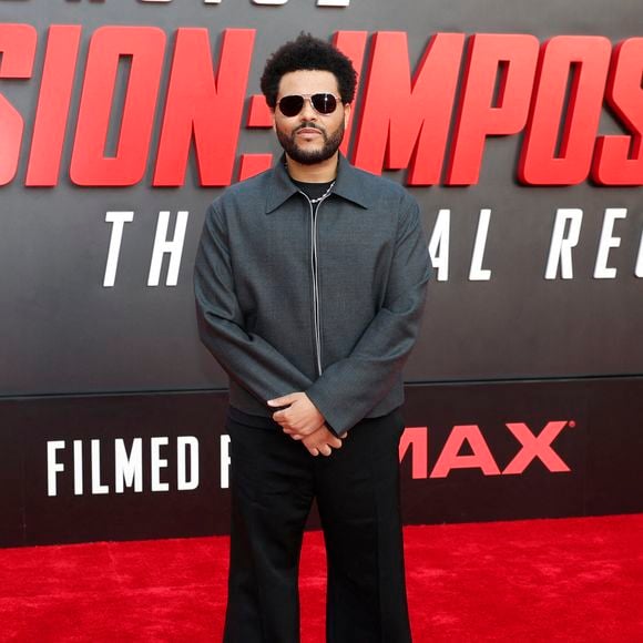 The Weeknd arrive sur le tapis rouge de la première new-yorkaise de "Mission : Impossible The Final Reckoning" au Lincoln Center le dimanche 18 mai 2025 à New York. Photo John Angelillo/Upi/Abaca