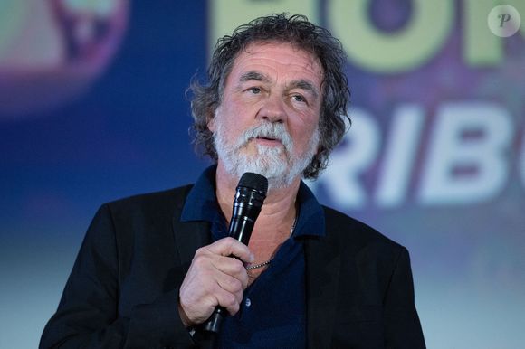 Olivier Marchal assiste à la cérémonie de remise du prix Claude Chabrol 2023 lors du 3e Festival du film polaire de Reims, à Reims, en France, le 06 avril 2023. Photo par Aurore Marechal/ABACAPRESS.COM