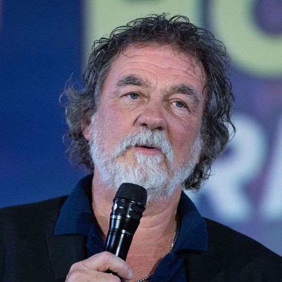 Olivier Marchal assiste à la cérémonie de remise du prix Claude Chabrol 2023 lors du 3e Festival du film polaire de Reims, à Reims, en France, le 06 avril 2023. Photo par Aurore Marechal/ABACAPRESS.COM