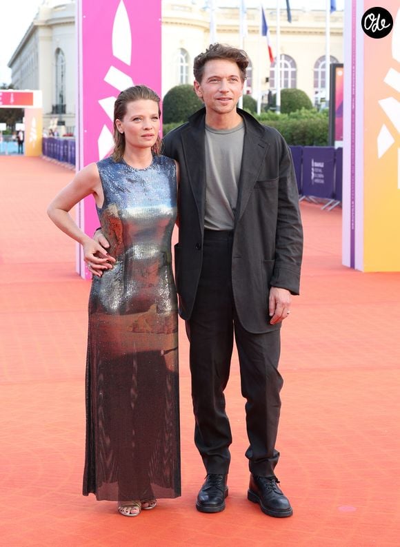 Mélanie Thierry et Raphaël Haroche lors de la 49ème édition du festival du cinéma américain de Deauville le 7 septembre 2023. © Denis Guignebourg / Bestimage