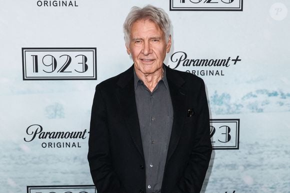Harrison Ford arrive à la première de la saison 2 de Paramount+ Series '1923' à Los Angeles, au Harmony Gold Theater, le 19 février 2025 à Hollywood, Los Angeles, Californie, États-Unis. Collin Xavier/Image Press Agency/ABACA