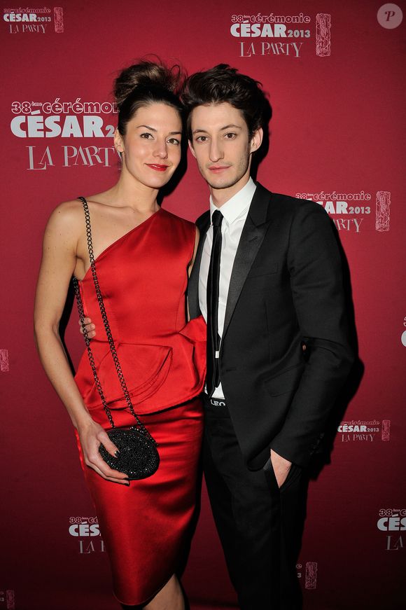 Pierre Niney et sa compagne Natasha Andrews - Soirée Cesar 2013 'La Party' au Club 79 a l'occasion de la 38eme ceremonie des Cesar a Paris le 22 fevrier 2013. © Agence / Bestimage