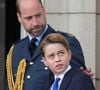 Le prince George va fêter ses 12 ans au mois de juillet
Le prince William, prince de Galles, Le prince George de Galles - Les membres de la famille royale lors des commémorations pour le 80e anniversaire de la victoire des alliés pendant la guerre au palais de Buckingham. © Julien Burton / Bestimage