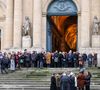 Les filles de Catherine Laborde ont rendu hommage à leur mère disparue le 28 janvier dernier ce jeudi 6 Février
Sortie des obsèques de Catherine Laborde en l’église Saint-Roch à Paris, le 6 février 2025. Décédée le 28 janvier 2025 à l'âge de 73 ans, l'ancienne présentatrice météo de TF1 (1988 - 2017) était atteinte de la maladie neurodégénérative à corps de Lewy.
© Jacovides - Moreau / Bestimage