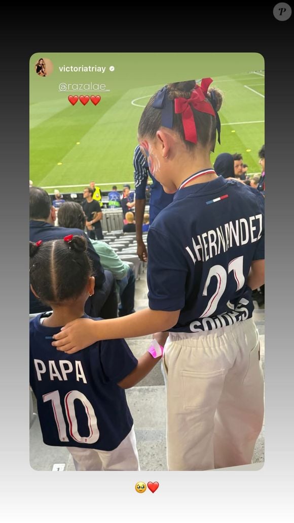 Story de Rima Dembelé (Instagram) le soir de la finale de la Ligue des champions le 31 mai 2025.