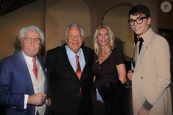 Jean-Daniel Lorieux, Massimo Gargia, Sylvie Elias, Antonin Verhamme -  31ème Gala de l’Espoir donné au profit de la recherche contre le cancer au théâtre des Champs-Elysée à Paris le 14 octobre 2025. © Philippe Baldini/Bestimage