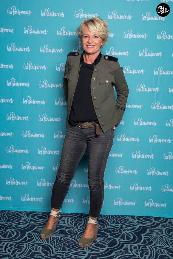 Sophie Davant - Photocall de la première du spectacle "Les Parisiennes" aux Folies Bergères à Paris le 24 mai 2018. © Olivier Borde - Pierre Perusseau/Bestimage