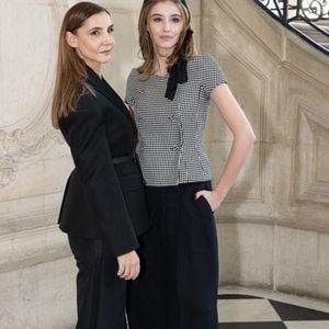 Clotilde Courau et sa fille Vittoria de Savoie assistent au défilé Christian Dior Haute Couture Printemps/Été 2024 dans le cadre de la semaine de la mode à Paris le 22 janvier 2024 à Paris, France. Photo by ABACAPRESS.COM