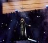 Son titre, "Maman", fait figurer la voix de sa propre fille Esmée

La chanteuse Louane (Louane Emera), représentante de la France au concours de l'Eurovision, interpréte pour la première fois son titre Maman, en hommage à sa mère décédée lorsqu'elle avait 17 ans, devant les 80 000 spectateurs, suspendue sur une plateforme, plusieurs mètres au-dessus de la pelouse et des musiciens, du Stade de France à la mi-temps du match du Tournoi des Six Nations opposant la France à l'Écosse, à Saint-Denis, Seine Saint-Denis, France, le 15 mars 2025. © Cyril Moreau/Bestimage