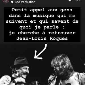 “Petit appel aux gens dans la musique qui me suivent et qui savent de quoi je parle”, écrit la fille de Renaud