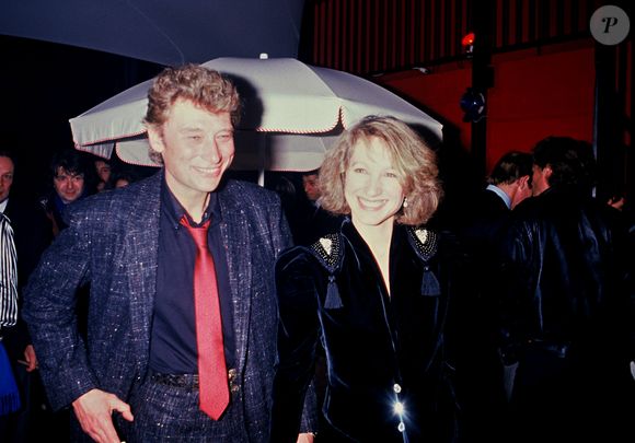 Archives - Johnny Hallyday et Nathalie Baye en soirée