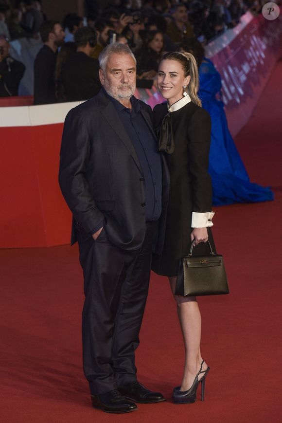 Luc Besson, Sarah Saldmann à la première du film "Dracula" de L.Besson lors de la 20ème édition du festival du film de Rome le 24 octobre 2025. Backgrid UK/ Bestimage