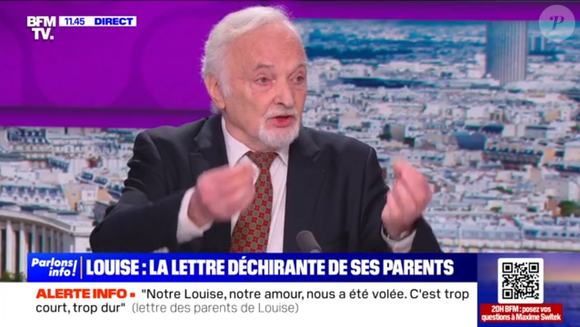 Julie Hammet et ses confrères interrompus sur BFMTV, alors qu'ils revenaient sur le meurtre de la petite Louise.