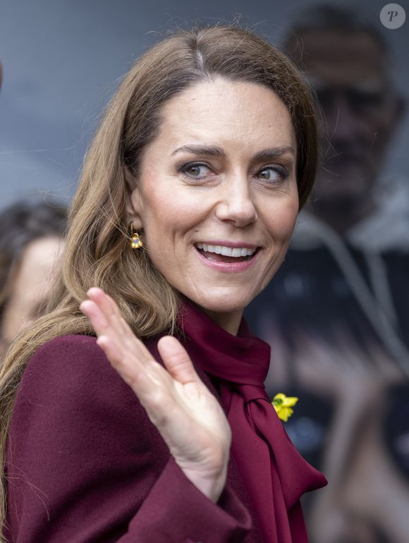 Le Prince William, le Prince de Galles, et Catherine, la Princesse de Galles, visitent Powys, à l'occasion de la fête de la Saint Davids. Photo par GOFF  / BESTIMAGE