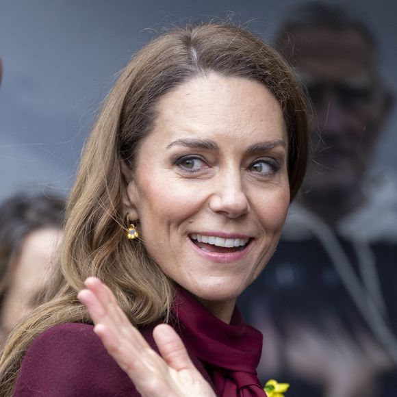 Le Prince William, le Prince de Galles, et Catherine, la Princesse de Galles, visitent Powys, à l'occasion de la fête de la Saint Davids. Photo par GOFF  / BESTIMAGE