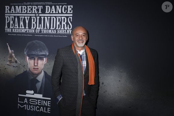 Christian Louboutin - Première du spectacle "Peaky Blinders" à La Seine Musicale à Boulogne-Billancourt le 12 mars 2025. © Jacques Tribeca/Bestimage