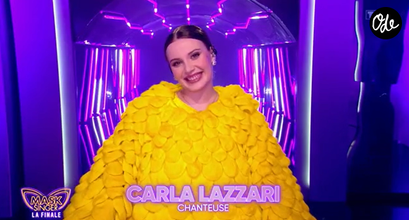 Carla Lazzari, le Poussin, a terminé 2e 

Capture TF1 - Mask Singer