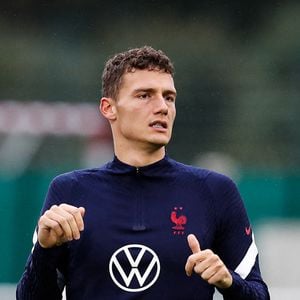 Benjamin Pavard ( France ) - Entrainement de l'équipe de France de football au CNF à Clairefontaine. © Federico Pestellini / Panoramic / Bestimage
