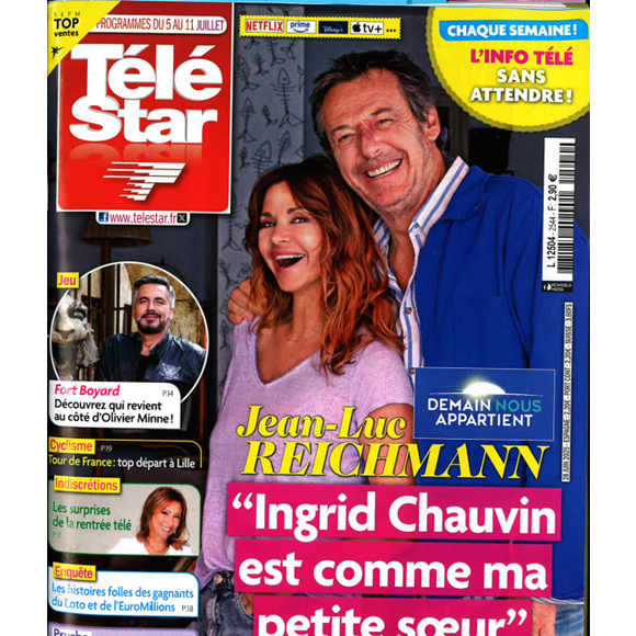 Dans Téléstar, Olivier Minne en a dit plus sur la prochaine saison de Fort Boyard

Téléstar : couverture du numéro du 5 juillet 2025 avec Jean-Luc Reichmann et Ingrid Chauvin ©Téléstar