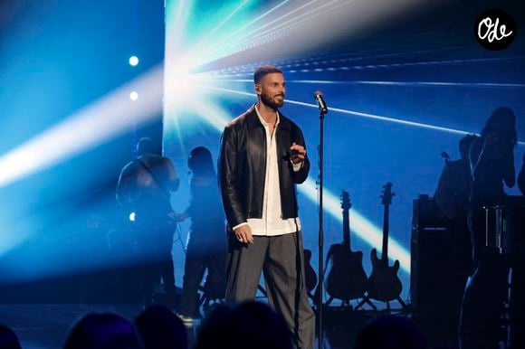 Exclusif - Matt Pokora, lors de l’enregistrement de l'émission "La fête de la chanson française - 20 ans d'émotions" présentée par L.Thilleman et A.Manoukian, et diffusée le 17 avril sur France 3 à Paris, France, le 9 décembre 2025. © Jack Tribeca/Bestimage