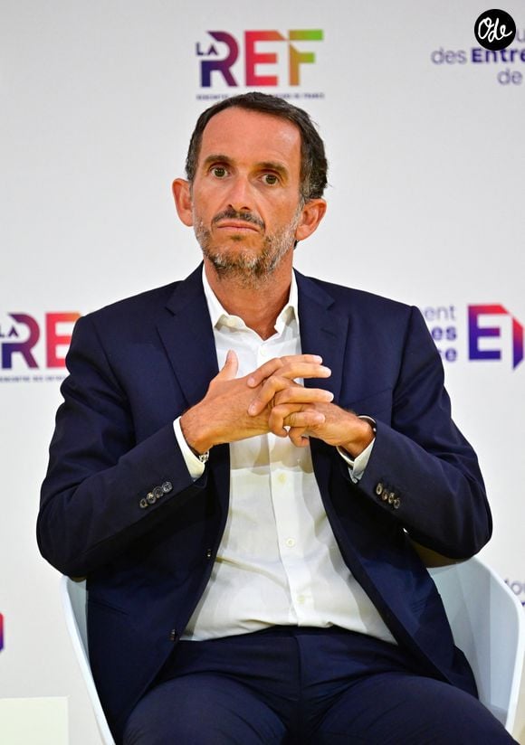 Alexandre Bompard, Pdg de Carrefour lors de la rencontre des Entrepreneurs de France du Medef, LaRef25 7ème édition, au stade Roland Garros à Paris le 27 août 2025.

© Christian Liewig / Bestimage